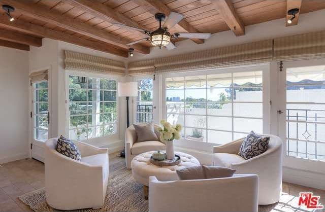 ¡Qué bellas vistas tenía la supermodelo!