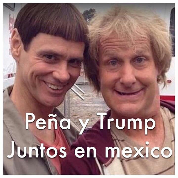 Foto oficial de EPN y Dpnald Trump.