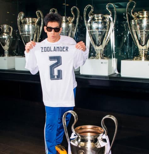 El modelo quiere entrar a jugar al Real Madrid.