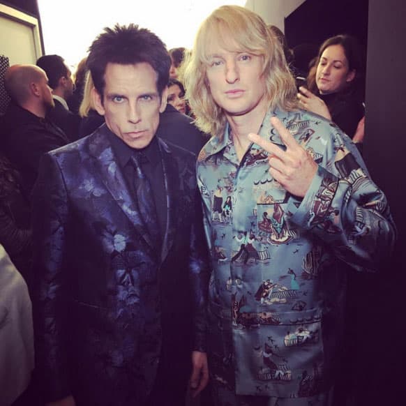 Ben Stiller y Owen Wilson con sus personajes