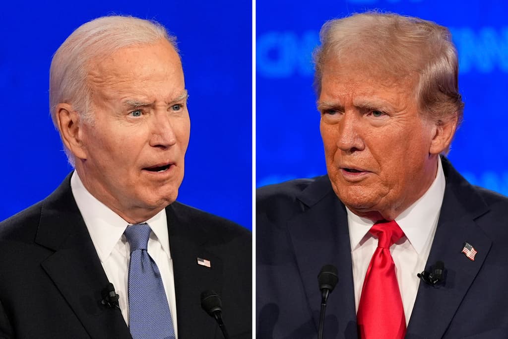 Los titubeos de Biden y las evasivas de Trump marcaron el debate