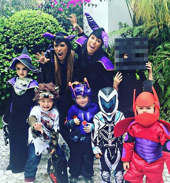 ¡Qué susto! Aprovecharon el día de asueto para disfrazarse.