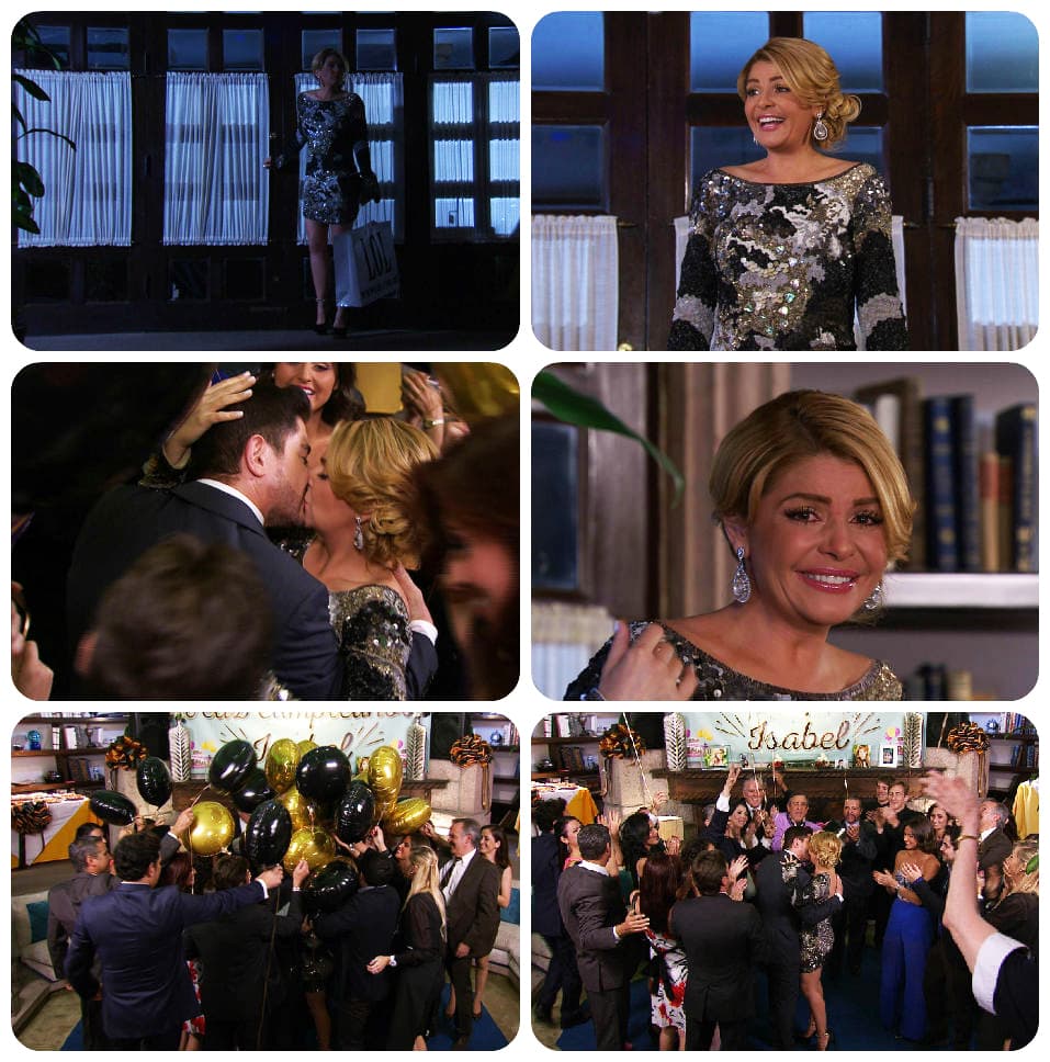 ¡Beso, beso! Sí, tu fiesta fue una maravilla.