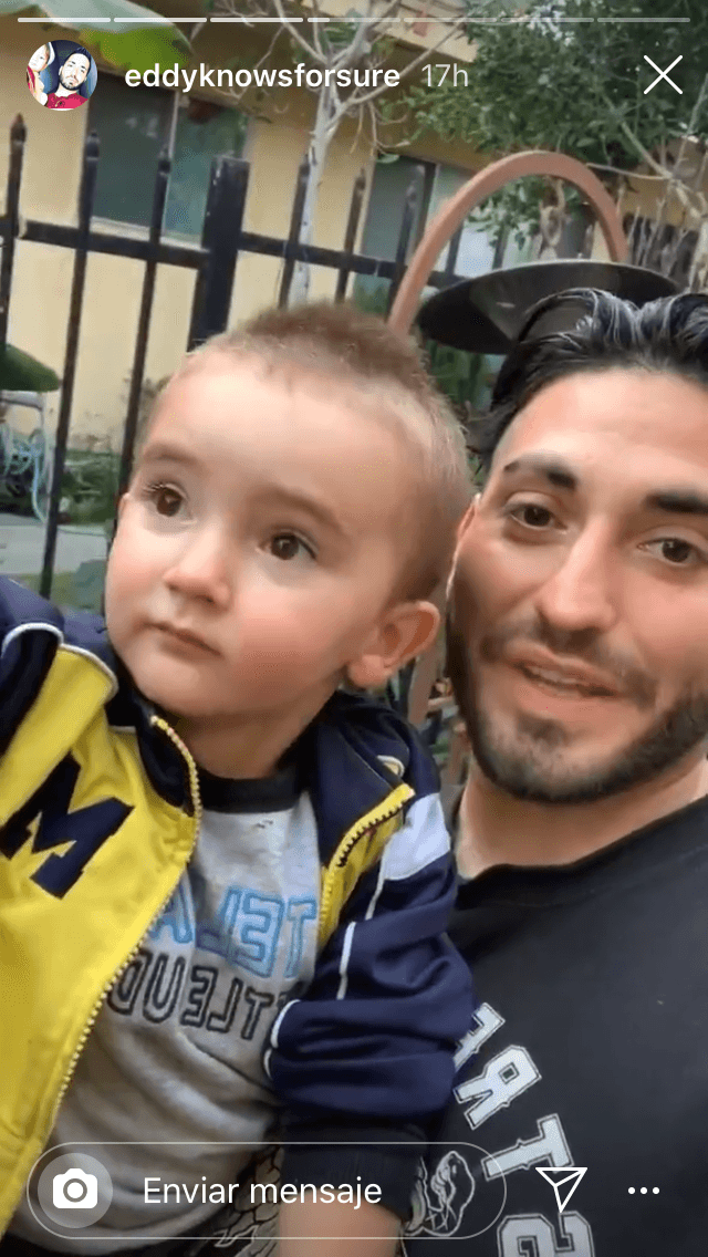 A finales de diciembre de 2017, el joven se convirtió en padre de Ángelo. Sin embargo, 
<b><a href="https://www.univision.com/famosos/eduardo-yanez-tiene-bien-claro-lo-que-no-quiere-que-su-nieto-herede-fotos" target="_blank">el actor sostiene que no lo quiere conocer. </a></b>
<br>