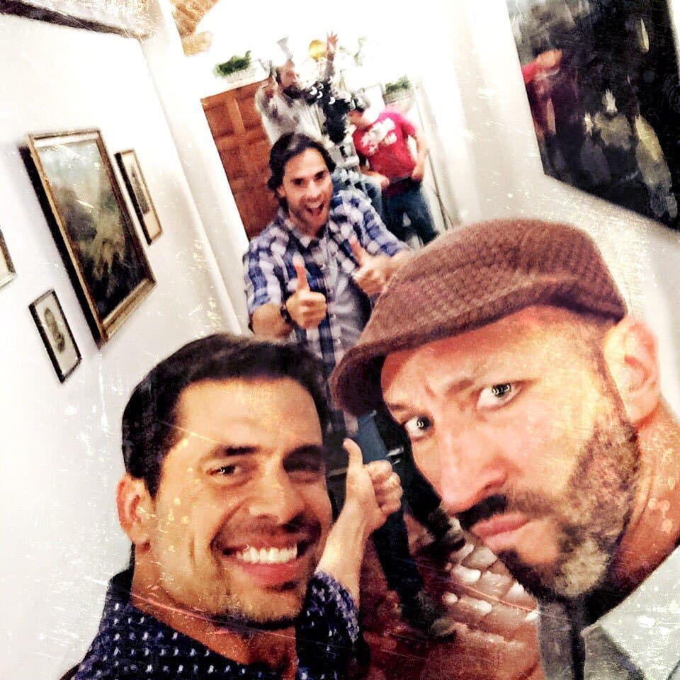 La alegría en la producción fue inmensa, Sebastián Rulli y Pedro Moreno se volvieron tan amigos como sus personajes de Santiago e Iñaki.