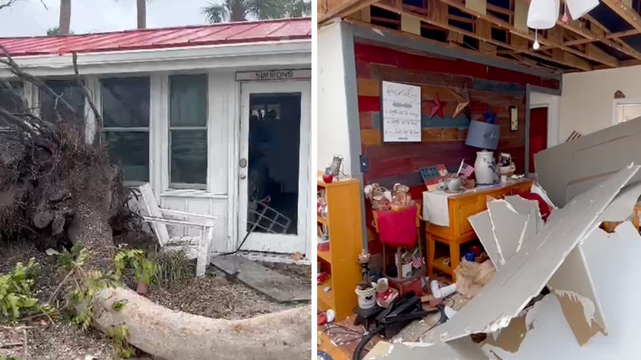 Imágenes: tormentas y al menos dos tornados dejan daños en la Bahía de Tampa 