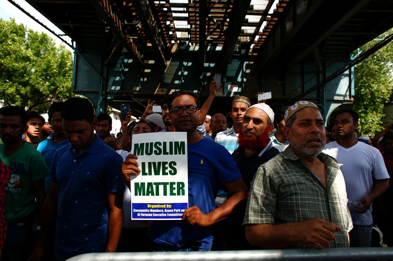 "Las vidas de los musulmanes también importan".