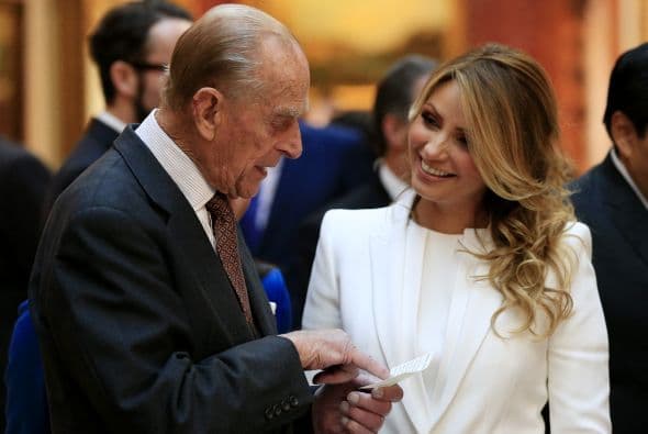 Felipe de Edimburgo la tenía botada de la risa.