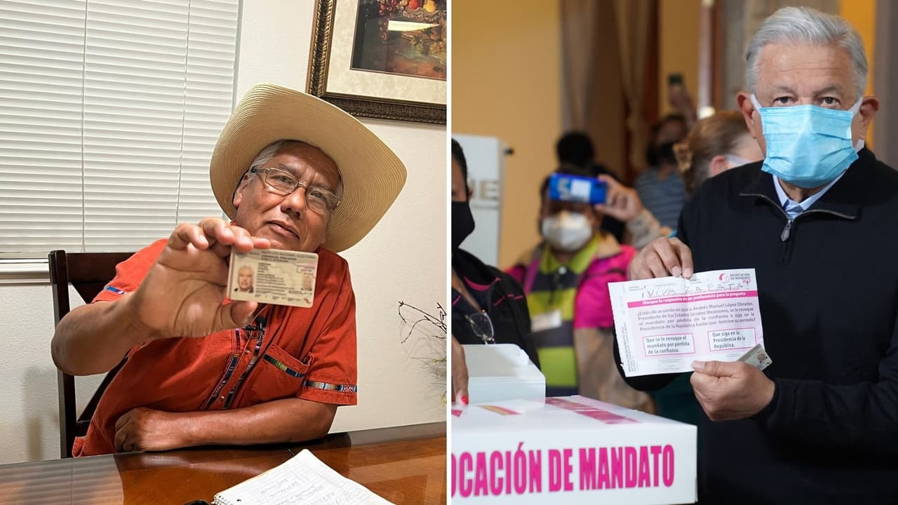 “Que futuras generaciones ya no tengan que emigrar”: así fue como un mexicano emitió su voto en la revocación de mandato