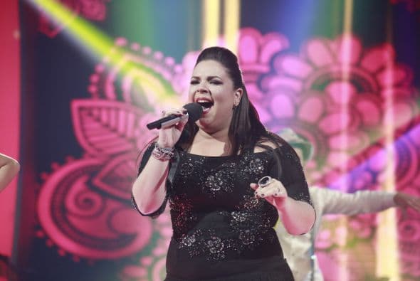 La concursante boricua hizo que todos le aplaudieran.