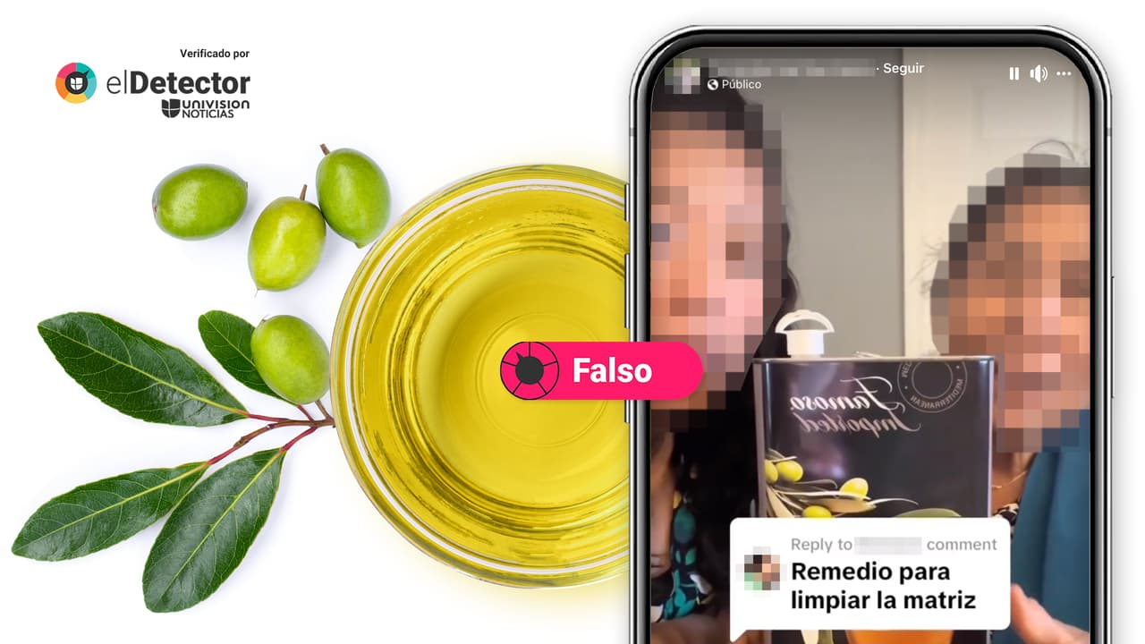 El aceite de oliva no “limpia” el cáncer de matriz o útero, ni los miomas, como afirman en Facebook 