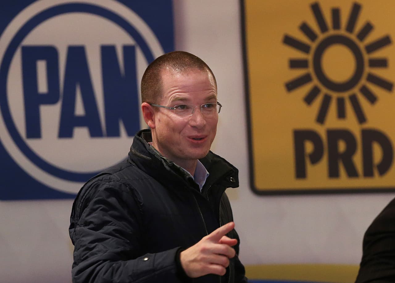 <b>Ricardo Anaya Cortés.</b> Abogado y político nacido en Querétaro en 1979, candidato del Partido Acción Nacional (PAN) .