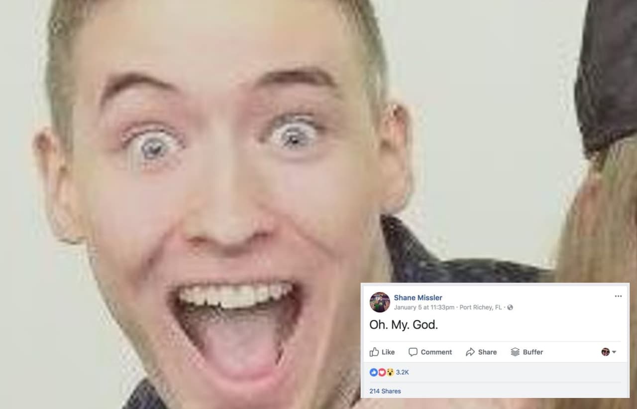 <h2 class="cms-H2-H2">4. $451 <b>millones, en Port Richey</b></h2>
<br>
<br>El 
<b>5 de enero de 2018, </b>Shane Missler de 20 años de edad compró un boleto de la Mega Millions en un 7-Eleven en Ridge Road en Port Richey, Florida, donde vive. El joven ganó $451 millones y eligió cobrar los 282 millones que le corresponden de una sola vez, en lugar de hacerlo en cuotas mensuales. Fue el único ganador en el concurso a nivel nacional y dijo que
<b> tenía “un presentimiento” la noche del sorteo de que ganaría. </b>“Solo tengo 20 años, pero espero usarlos para perseguir una variedad de pasiones, ayudar a mi familia y hacer 
<b>algo bueno por la humanidad”</b>, dijo Missler. Los números ganadores fueron 
<b>28, 30, 39, 59 y 70 </b>con una “Mega Ball” de 
<b>10</b>.