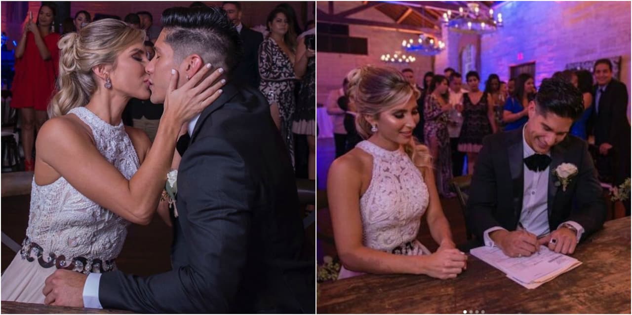 Con sorpresiva boda civil, Chyno Miranda dejó la soltería en la ciudad de Miami