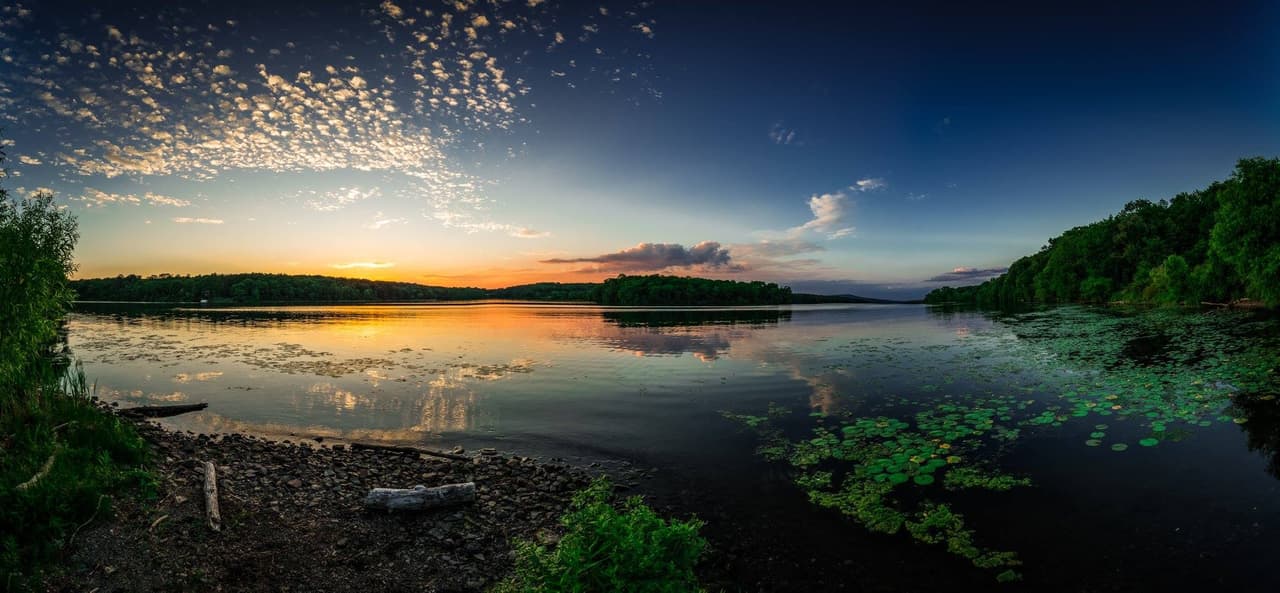 Uno de los mejores lugares para un paseo en bote o una caminata en el condado de Bucks es el 
<b><a href="https://www.dcnr.pa.gov/StateParks/FindAPark/NockamixonStatePark/Pages/default.aspx" target="_blank">Parque Estatal Nockamixon </a></b>de 5,286 acres.