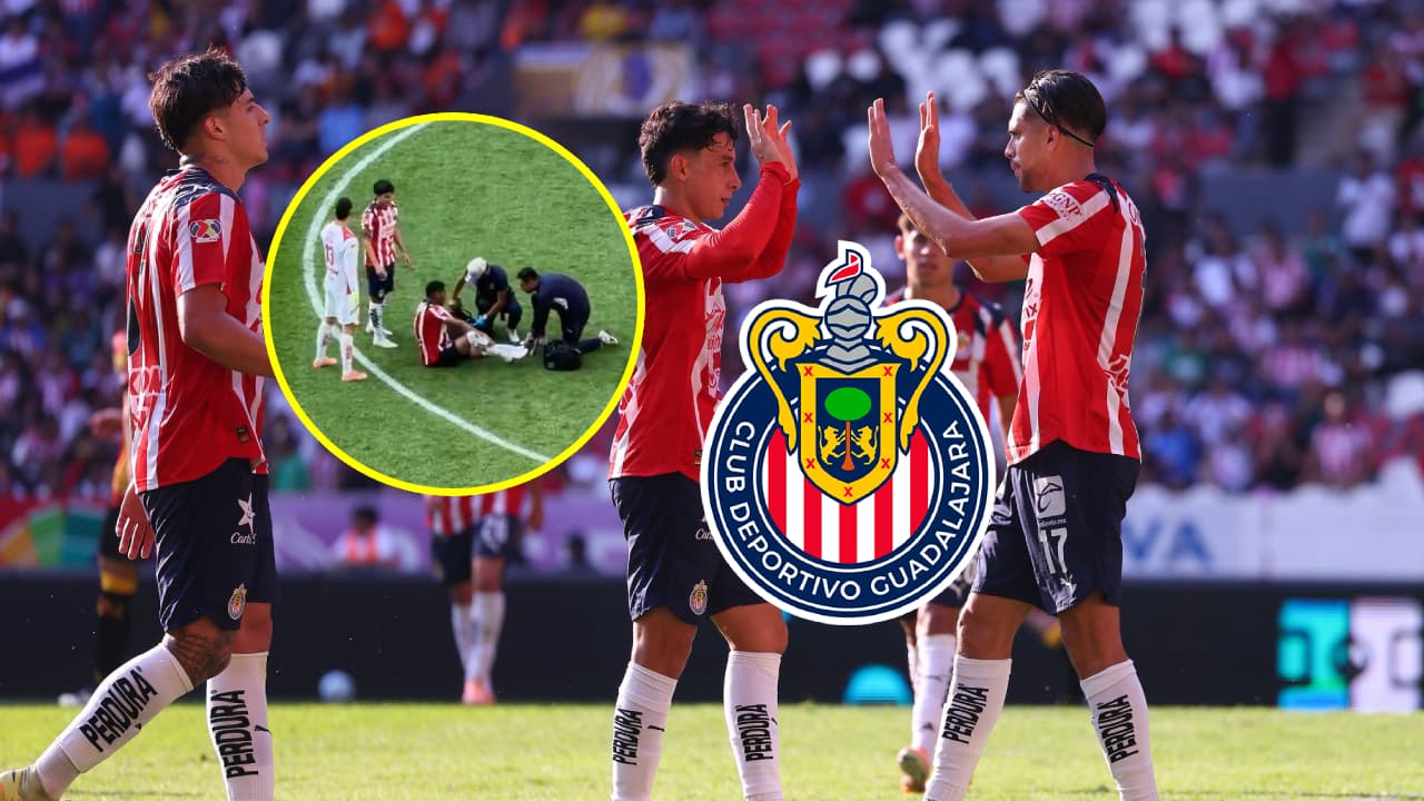 Sensible lesión en Chivas a una semana de su debut en el Clausura 2026