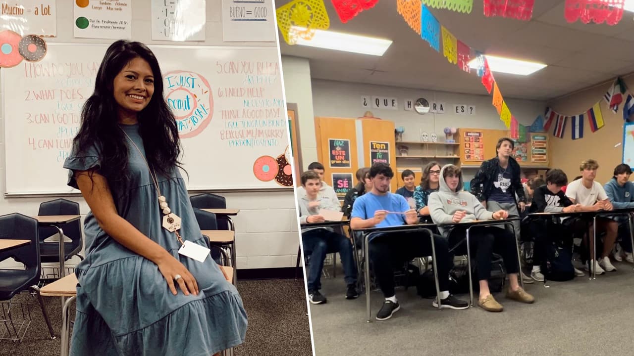 El popular cantante Peso Pluma ya se infiltró en escuelas de Texas. Una maestra, Elizabeth Coti pone a sus alumnos a cantar corridos de Peso Pluma durante sus clases de español en la preparatoria Sabine High School, de Liberty City, una ciudad al norte de Texas. La profesora aclara que no solo cantan corridos, también saben bachata, rancheras y cumbias.