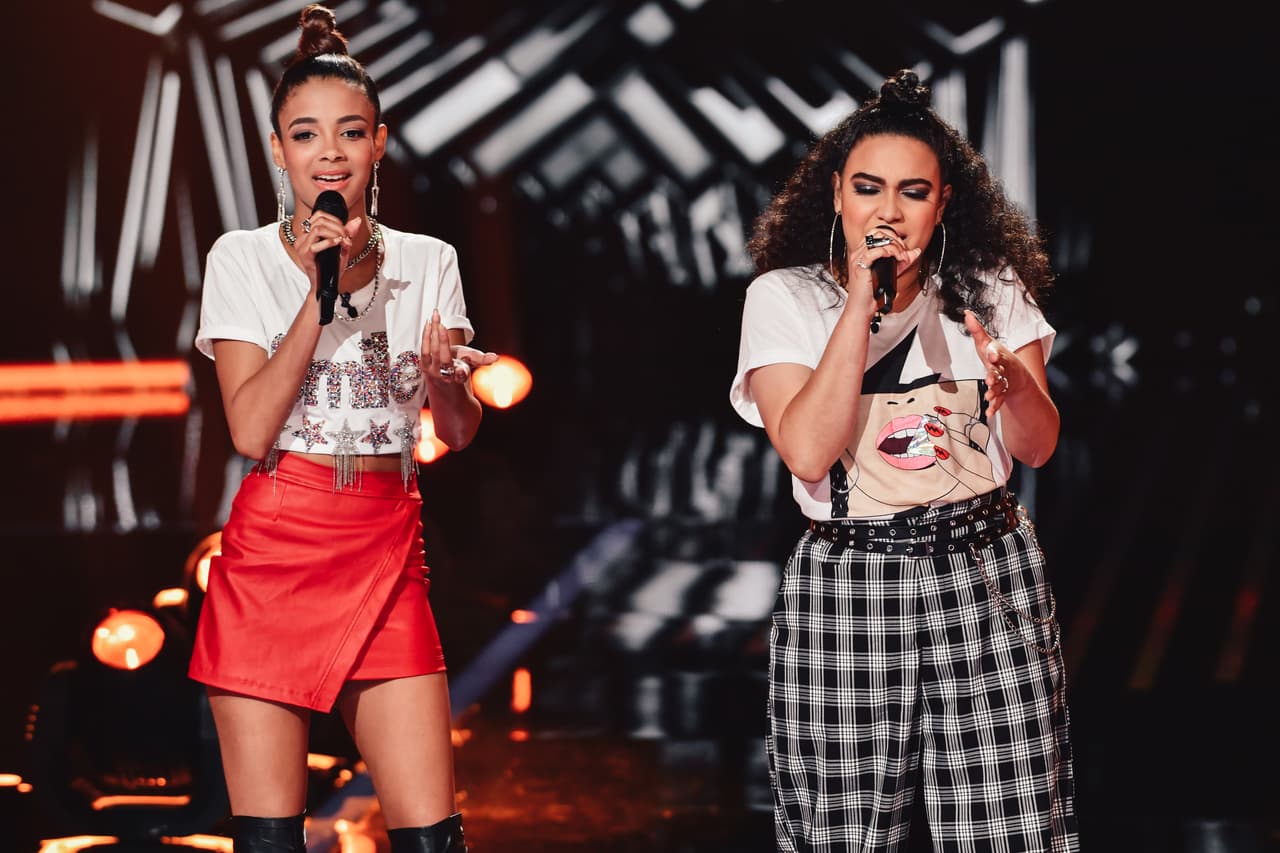 El duelo entre Wildania Aquino y Jessica Nuñez estuvo a cargo del tema 'Un año'. Las jóvenes recibieron muchos halagos.