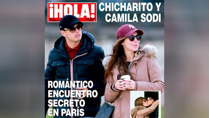 'Chicharito' Hernández tiene nueva novia: la mexicana Camila Sodi