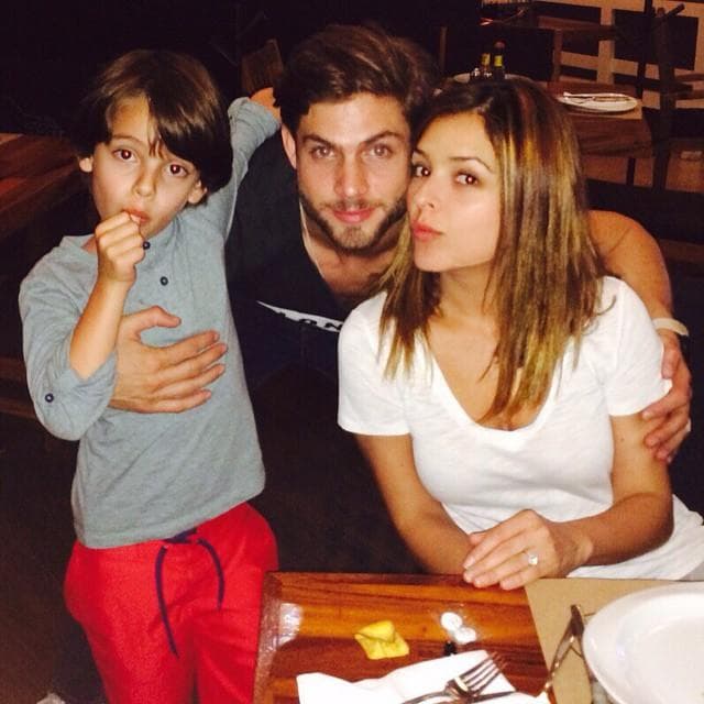 Además el hijo de la actriz, Santino, era parte de la relación.