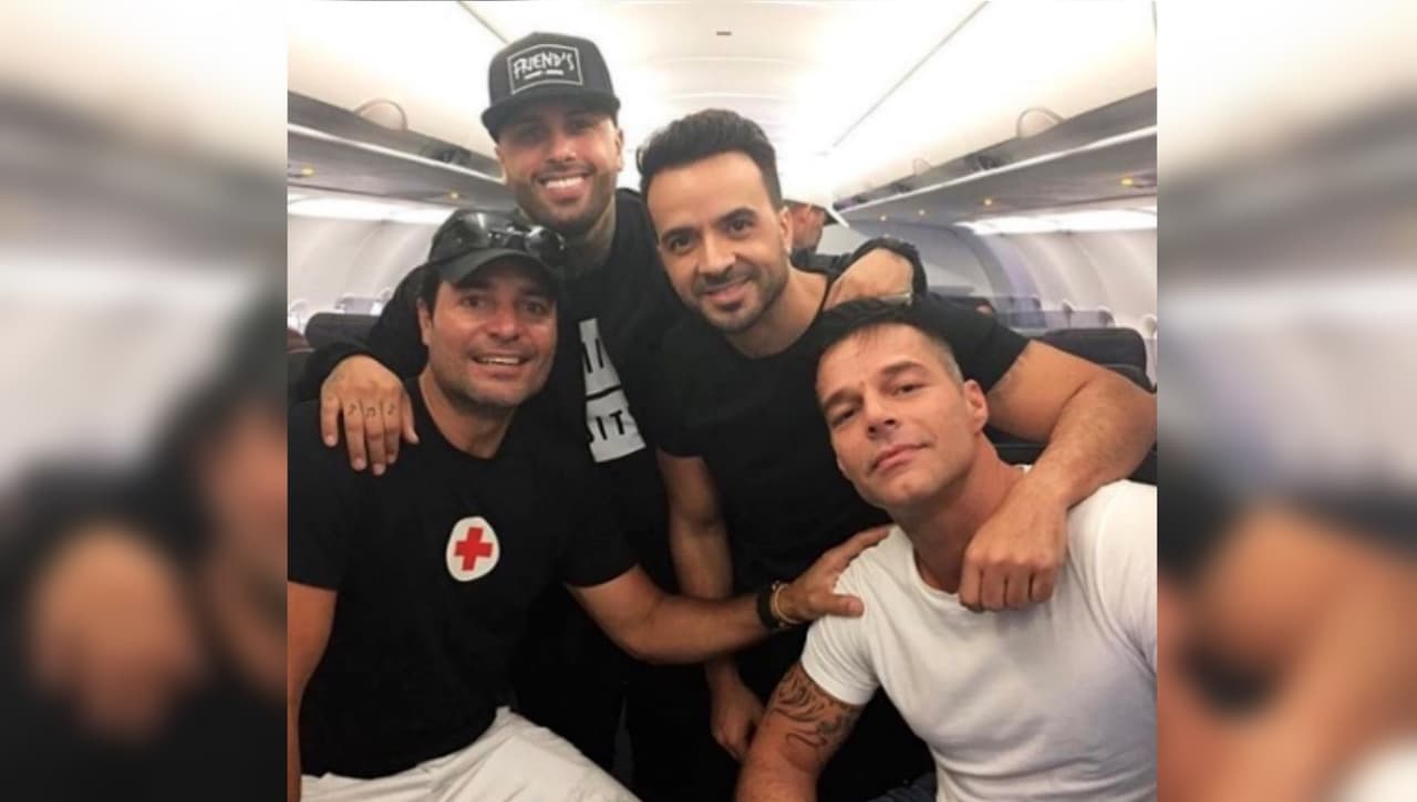 Ricky Martin, Chayanne, Luis Fonsi, Nicky Jam y los Estefan, llegan juntos a Puerto Rico