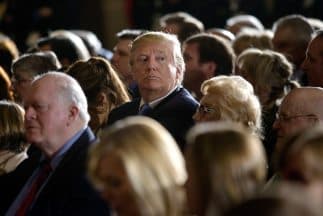 El precandidato pesidencial republicano Donald Trump.