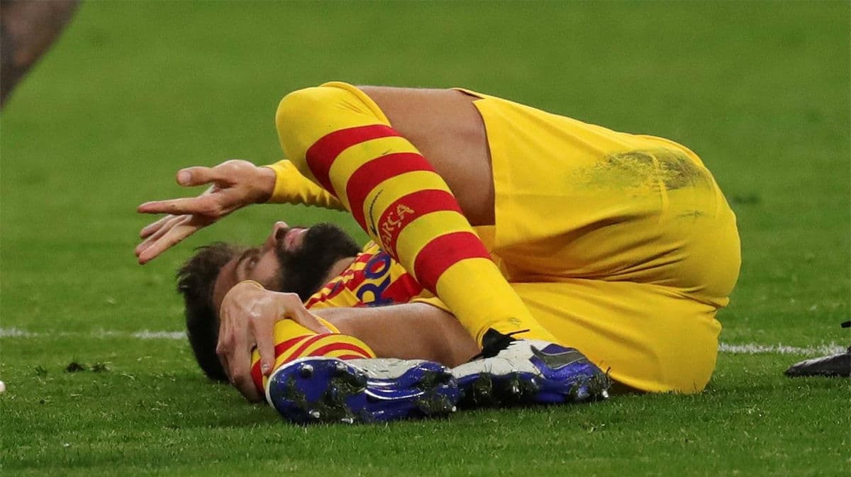 Barcelona no tendrá a Piqué este lunes ante el Valladolid