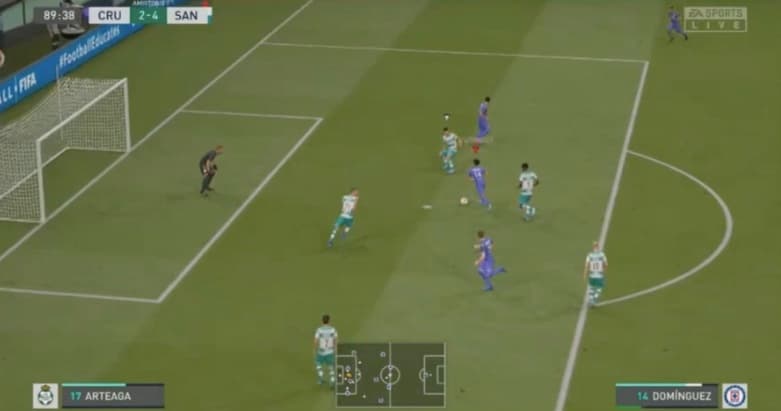 Cruz Azul no logra salir del sótano y esta vez caen frente al Santos de Eduardo Aguirre con un marcador de 3-4.