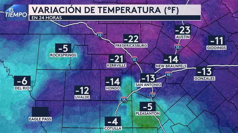 Por fin: bajan las temperaturas en San Antonio. ¿Cuánto tiempo durará?