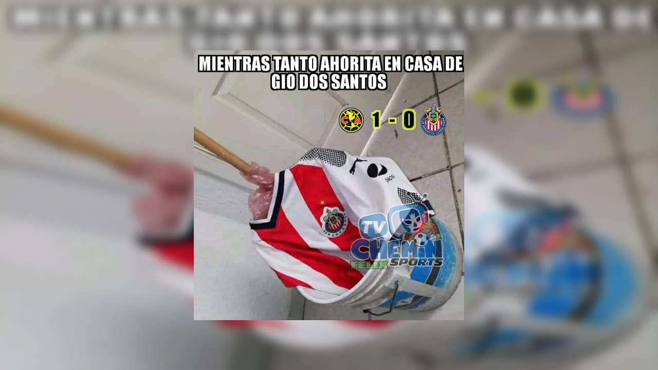 Las Chivas caen 1-0 en su visita al América, y los memes no se tardaron en atacar al cuadro tapatío.