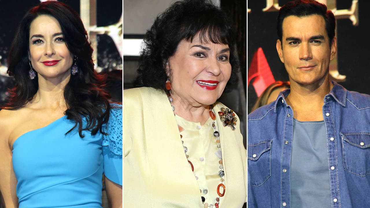 Susana González y David Zepeda lucieron muy conmovidos en la misa para recordar a Carmen Salinas