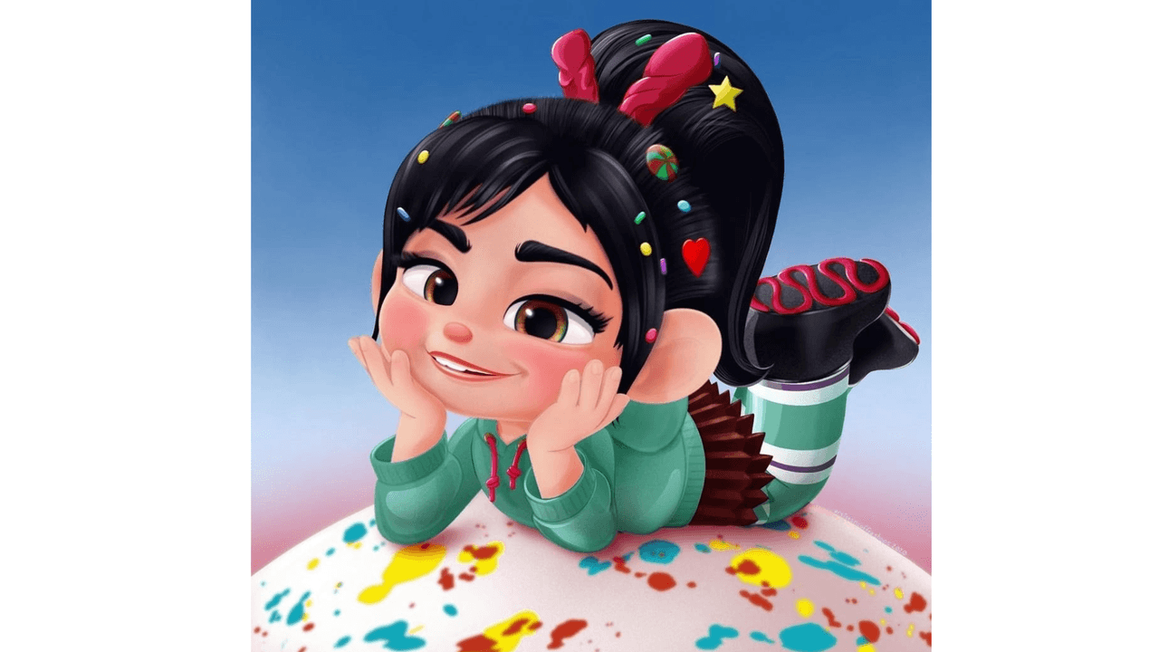 Este segundo es el caso de Ashley O, quien es una diseñadora gráfica que ama el arte y el café. Cuenta con 5,424 seguidores en su cuenta de Instagram 
<a href="https://www.instagram.com/artistsncoffeeshops/" target="_blank">(@artistsncofeeshops)</a> y más de 329 ilustraciones, entre ellas podemos notar su gran gusto por el personaje de 'Vanellope Von Schweets', de la película 'Ralph, el demoledor'.