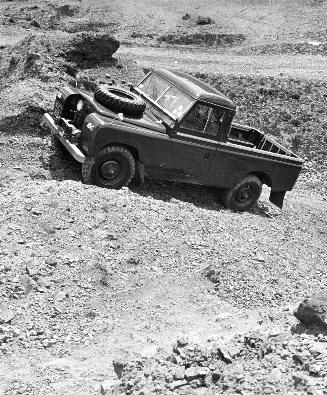 La extensa línea de camionetas Land Rover Serie II contaba hasta con una versión pickup.