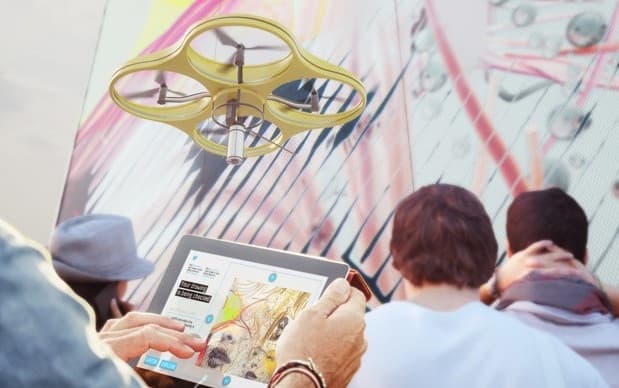 Los drones reemplazarán a los grafiteros en el futuro