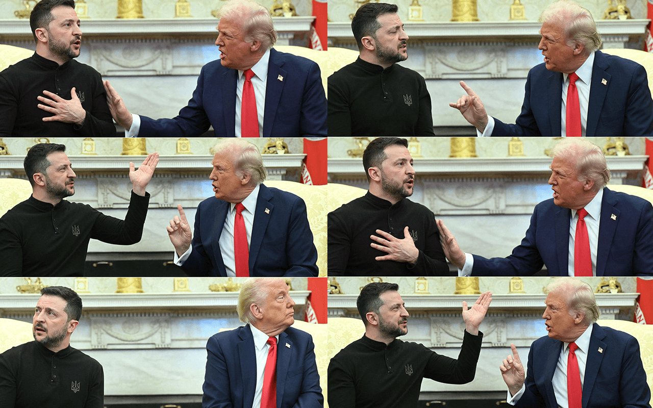 Choque verbal entre Trump y Zelensky desata ola de mensajes que evidencian giro en la política global