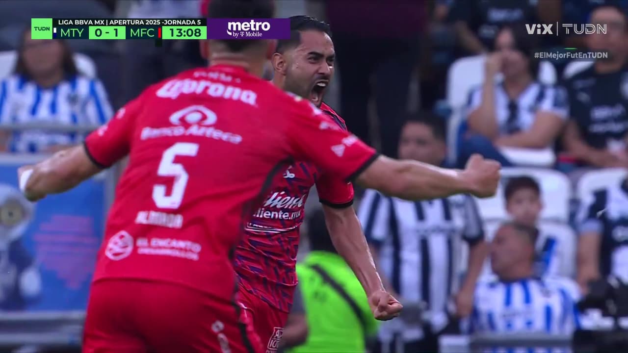 ¡Golazo de Mazatlán! Esquivel dispara con el empeine y la clava al ángulo
