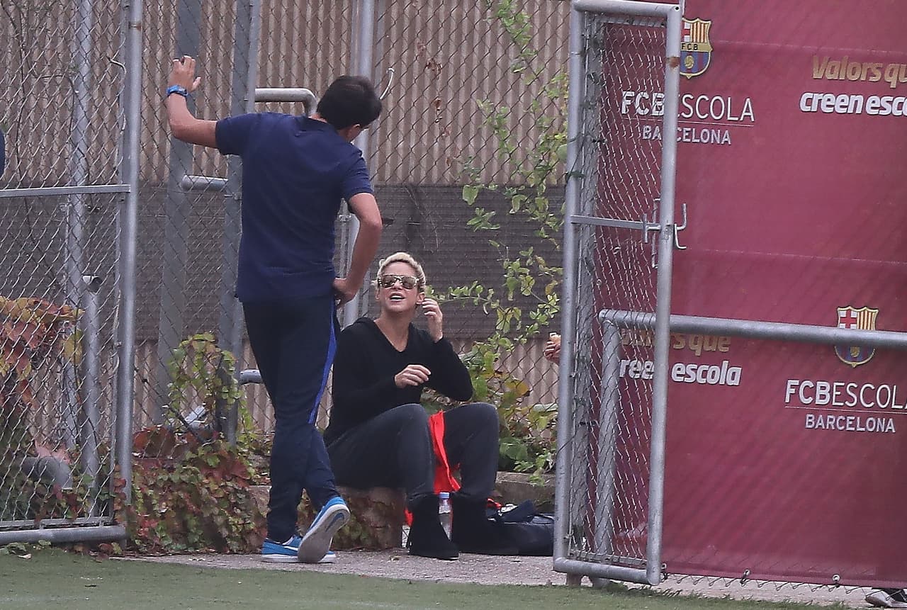 Al parecer el entrenador habló con la cantante.