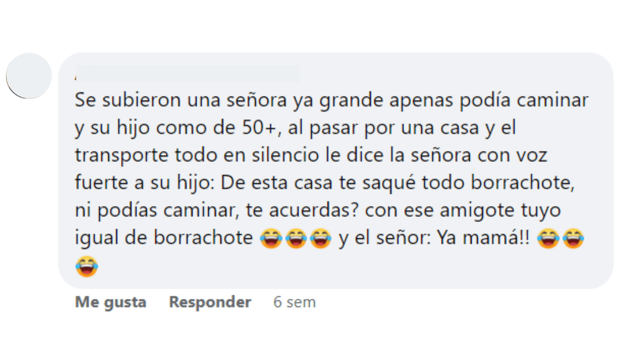 Chismes escuchados en público