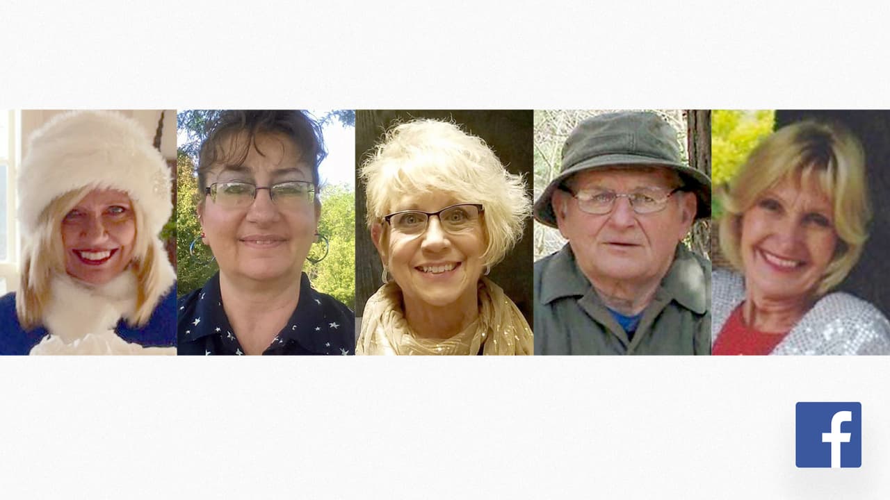 Der izquierda a derecha: Tamara Durand, Jane Kulich, Virginia Sorenson, Wilhelm Hospel y LeAnna Owen.