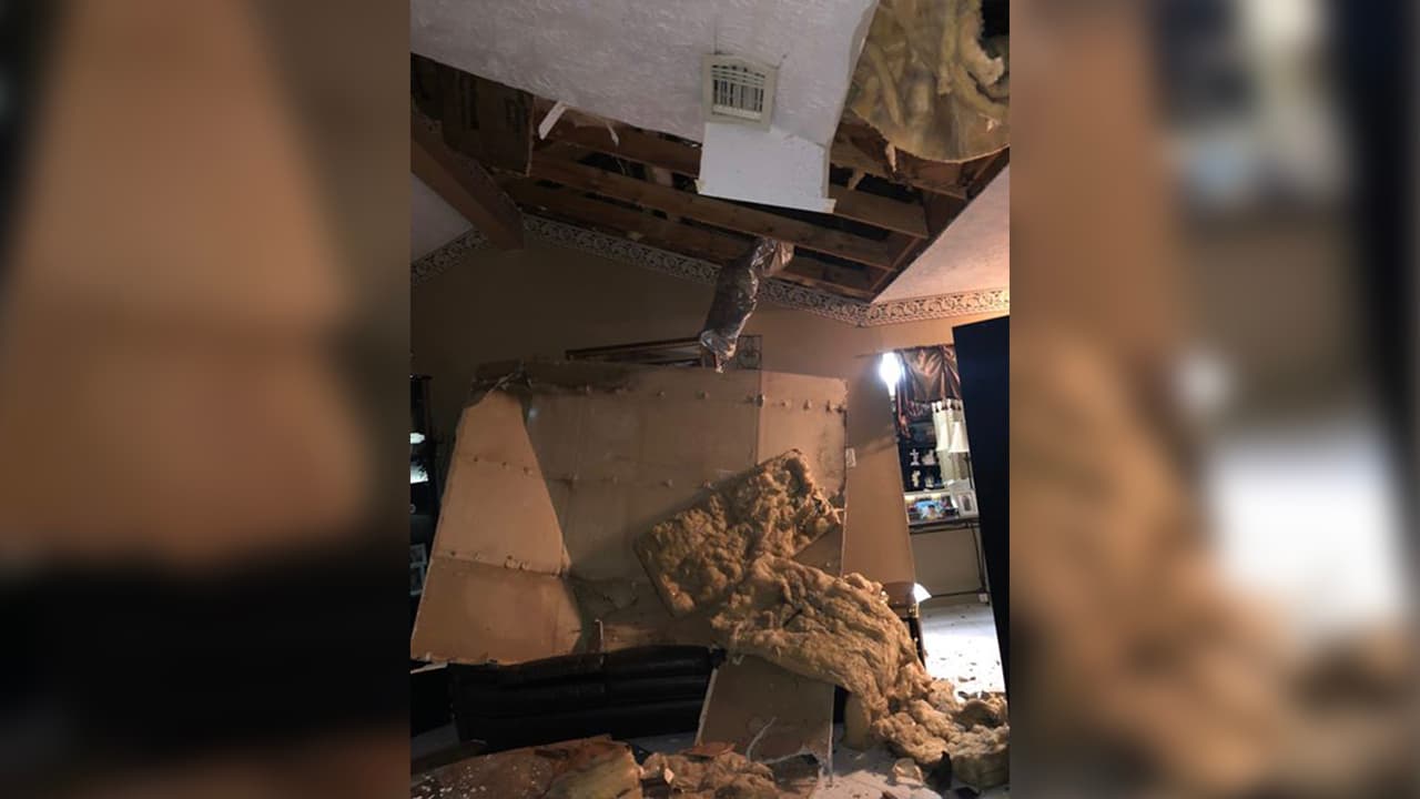 Esta es otra de las fotografías que envió Rafa Htx a Noticias 45 donde los daños son evidentes.