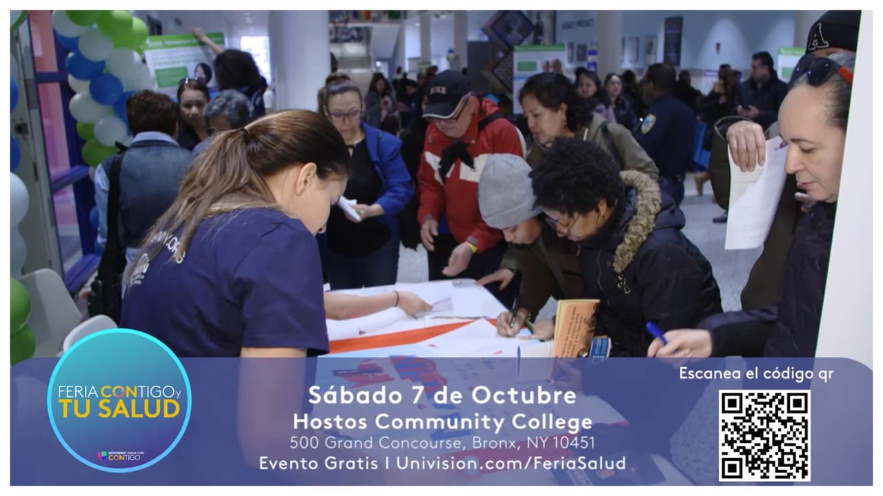 Feria Contigo y Tu Salud: exámenes y pruebas gratuitas en el Hostos Community College