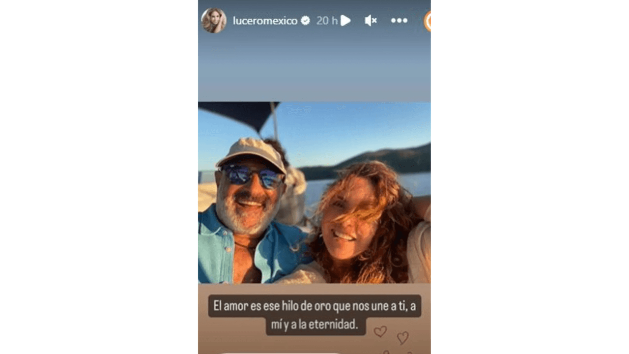 Así le declaraba Lucero su amor a Michel Kuri hace apenas unos meses