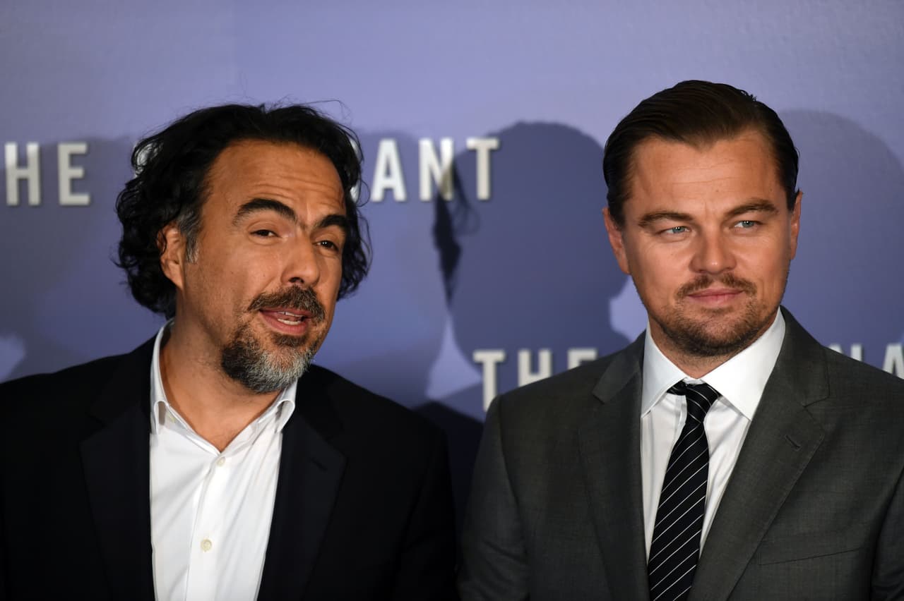 Lo acompañó su director, Alejandro González Iñárritu.