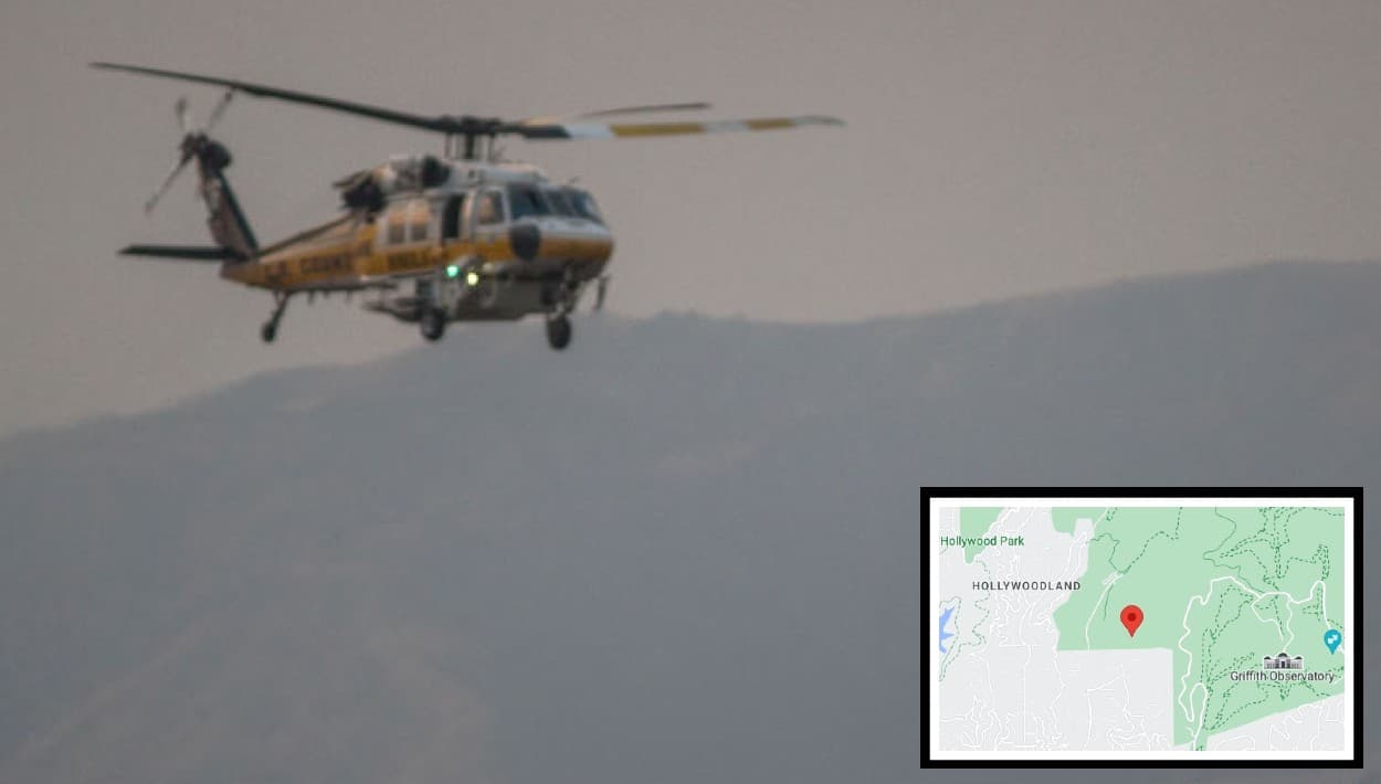 Van al rescate de una mujer de 55 años que cayó 10 pies practicando senderismo en Griffith Park