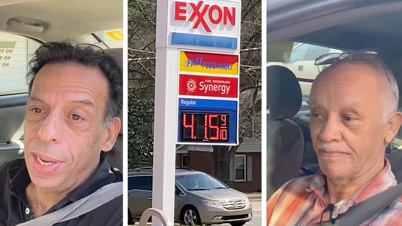 "Estoy pagando $ 50 al día o más”: taxistas hispanos afectados por el precio de la gasolina