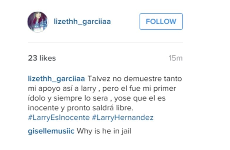 Los mensajitos han sido constantes y su público confía en que él es inocente. Pero todo esto no es nuevo para Larry, se trata de un problema desde hace unos días.