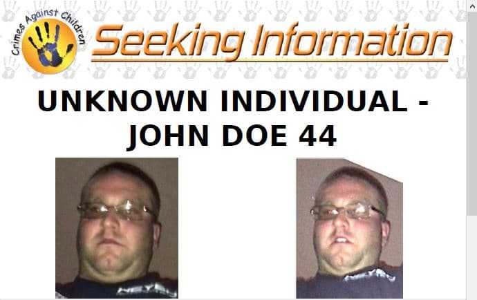 El FBI busca a este sujeto para obtener información sobre una víctima de agresión sexual infantil