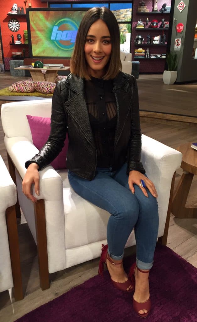 Esmeralda Pimentel está lista para pasar una tarde muy divertida en HOy.