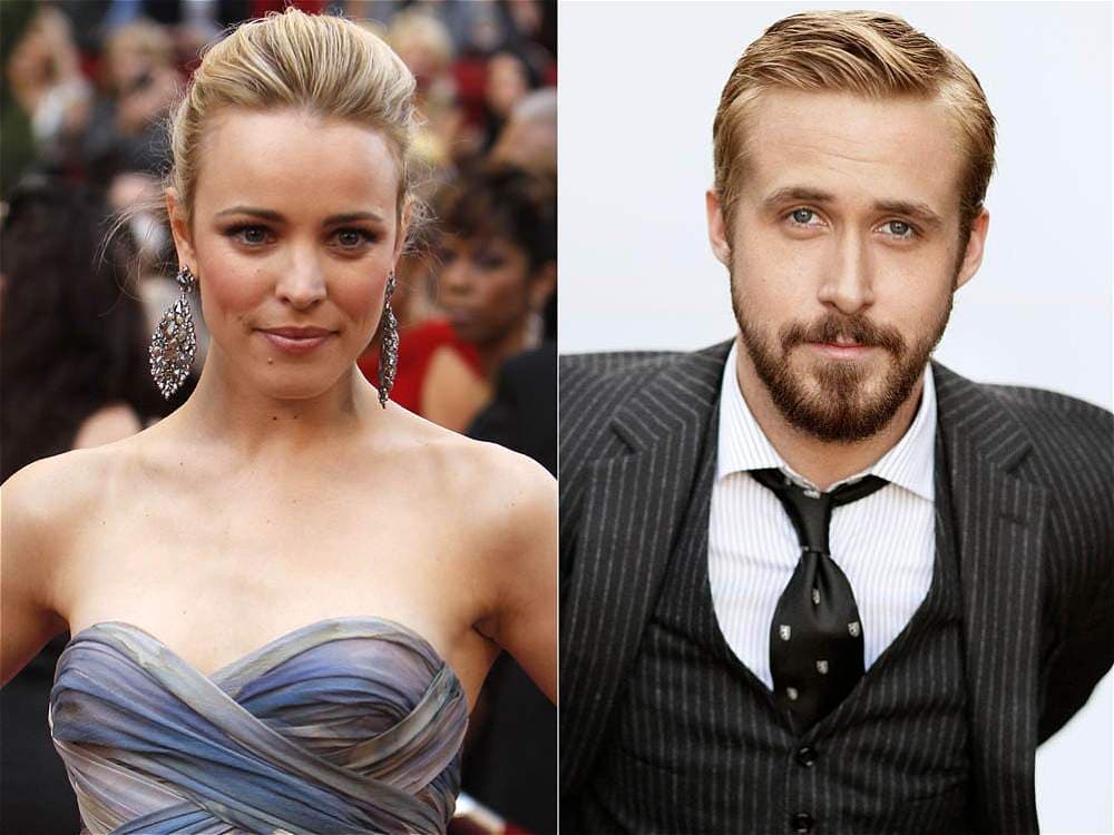Rachel McAdams y Ryan Gosling en la pelicula The Notebook