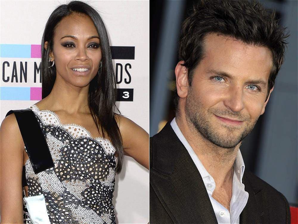 Bradley Cooper y Zoe Saldana en la pelicula The Words